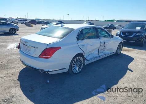 2018 Genesis G90 5.0 Ultimate из США, поврежденный, VIN KMHG54JH4JU039384